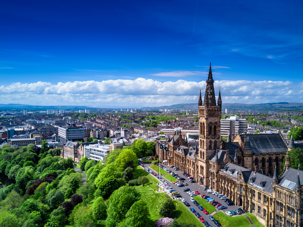 Aerial,View,Of,Glasgow,,Scotland,,Uk. Aerial,View,Of,Glasgow,,Scotland,,Uk.